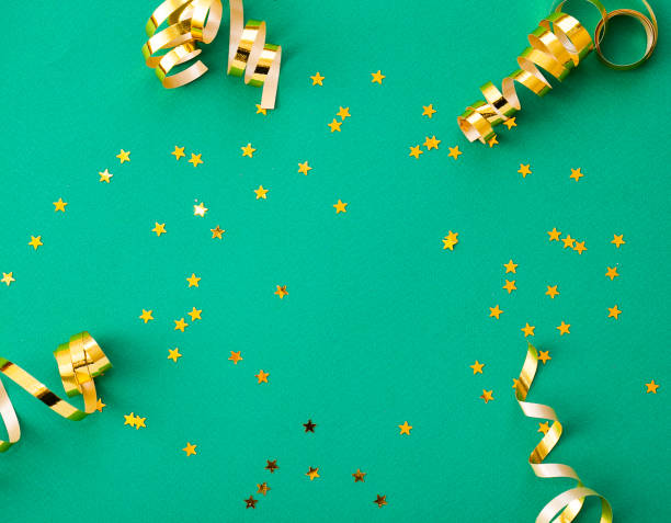 Green And Gold Confetti Stock Photos, Pictures & Royalty ...
 Repeating Checkered Flag Background