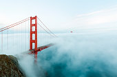 istock Golden Gate Bridge with low fog, San Francisco 577970658