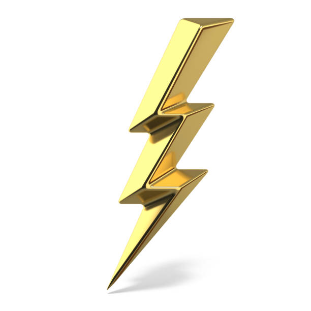 Gold lightning bolts sata 2 cables