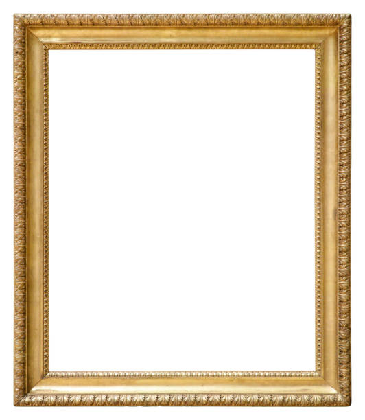 Golden Vintage Frame (All clipping paths included) Golden Vintage Frame (All clipping paths included) mirror object photos stock pictures, royalty-free photos & images