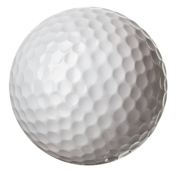 Golf ball Golf ball isolated on white background golf ball stock pictures, royalty-free photos & images