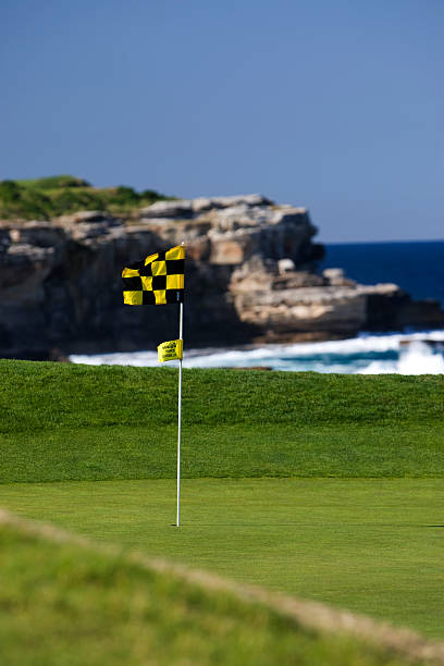 Golf Hole stock photo