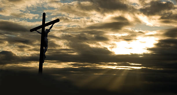 Good Friday at Dusk  good friday stock pictures, royalty-free photos & images