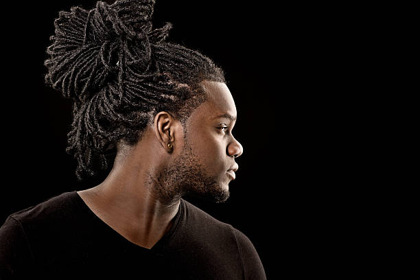 Good Looking Black Man With Dreadlocks Stock Photo