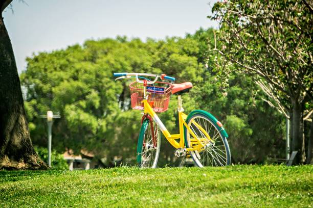 Google Bike Parked Near Googleplex Facility Park
