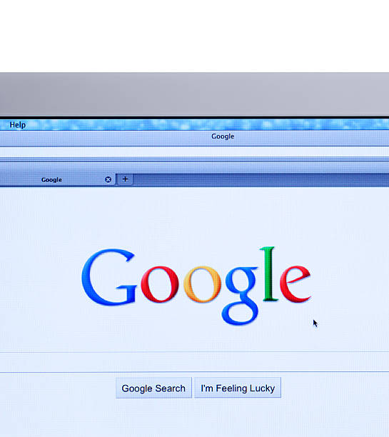 Google Search Engine On Computer