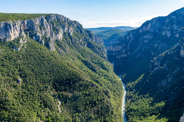 Gorges of Verdon canyon, South of France. Gorges of Verdon canyon, La Palud-sur-Verdon, Alpes de Haute Provence. France. gorges du tarn stock pictures, royalty-free photos & images