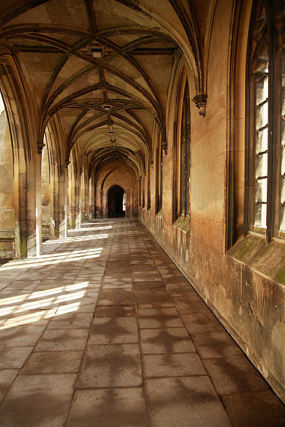 Gothic Walkway stock photo