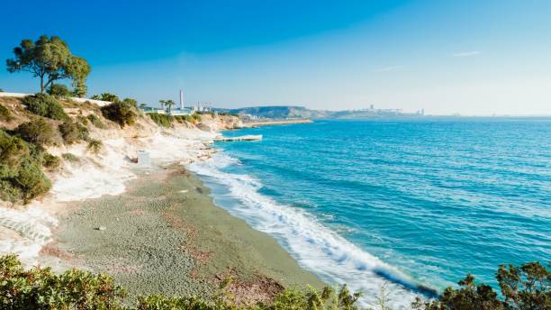 Governor's beach, Limassol stock photo