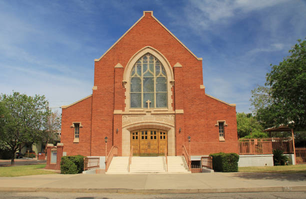 Grace Evangelical Lutheran Church in Tucson stock photo