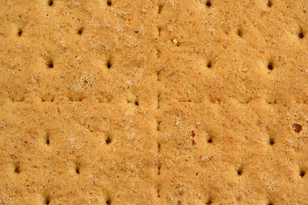 Graham cracker background stock photo