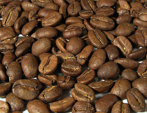 Grainy coffe stock photo