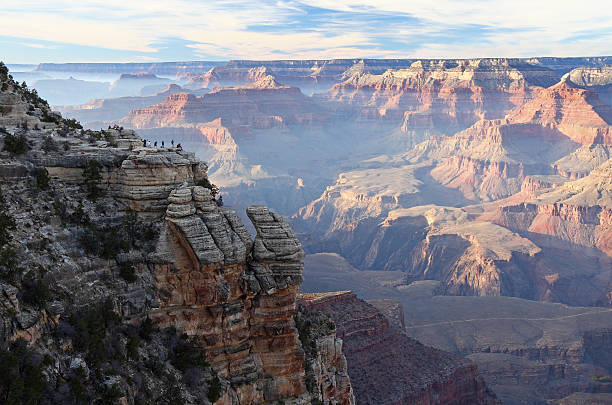 Grand Canyon Sunset From Mather Point stock photo