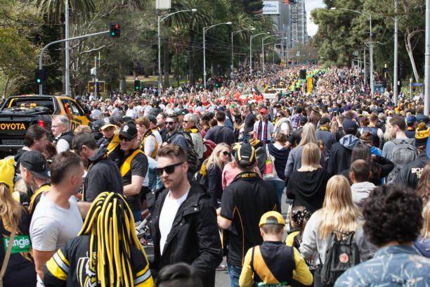 AFL Grand Final Parade - Melbourne stock photo
