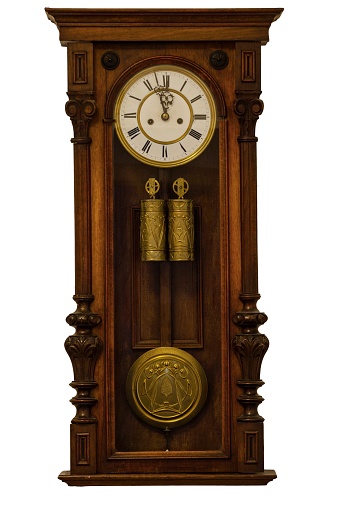 Grandfather Clock Isolated Stock Photo - Download Image ...
