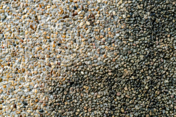 Gravel concrete texture stock photo