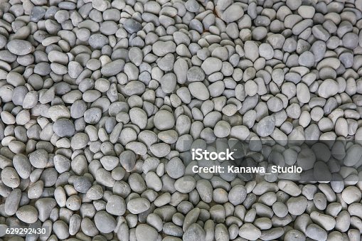 istock Gray pebbles landscape Rocks 629292430