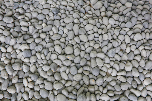 Gray pebbles landscape Rocks