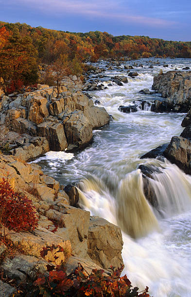 Great Falls of the Potomac, VA stock photo