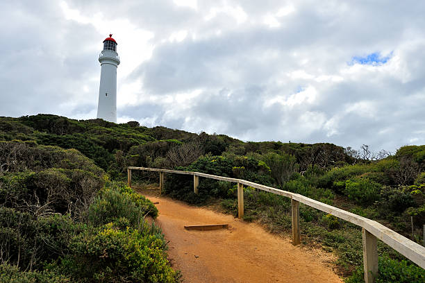 Great Ocean Road - Split Point Lighthouse stock photo
