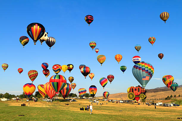 Great Reno Balloon Races stock photo