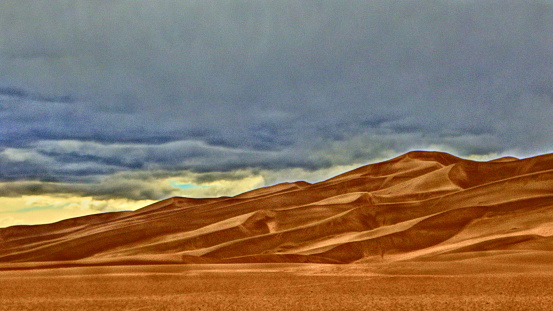 Great Sand Dunes National Park, Colorado. High Dynamic Range photo.