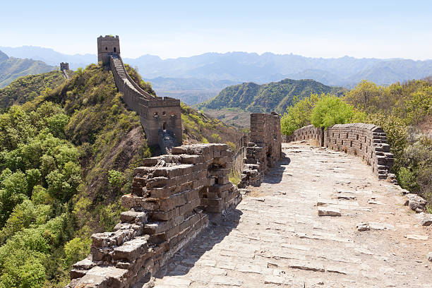 Great Wall of China The Great Wall of China. badaling great wall stock pictures, royalty-free photos & images