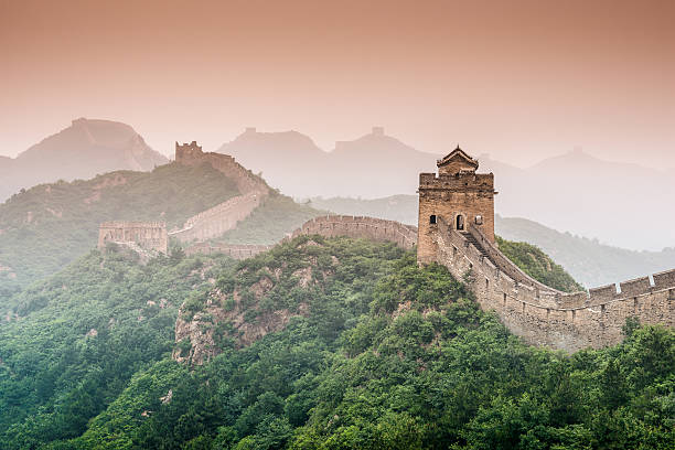 Great Wall of China Great Wall of China at the Jinshanling section. great wall of china stock pictures, royalty-free photos & images