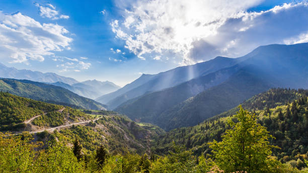 큰 코카서스 산맥 - 아제르바이잔 뉴스 사진 이미지