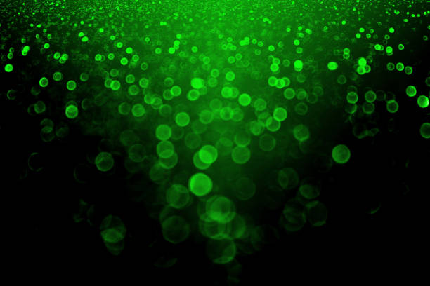 Green black glitter St Patrick’s Day sparkle background stock photo