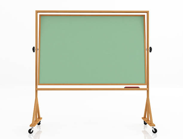 green classic blackboard stock photo