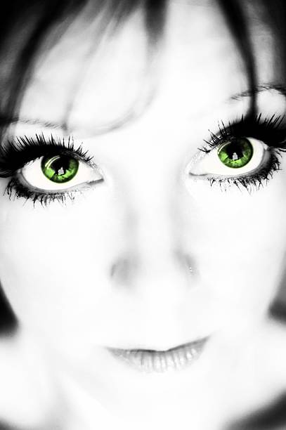 Green Eyes stock photo