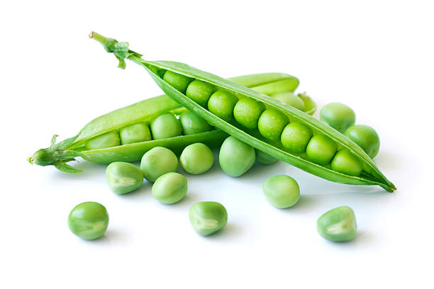 Green pea Fresh green pea isolated on white legume family photos stock pictures, royalty-free photos & images