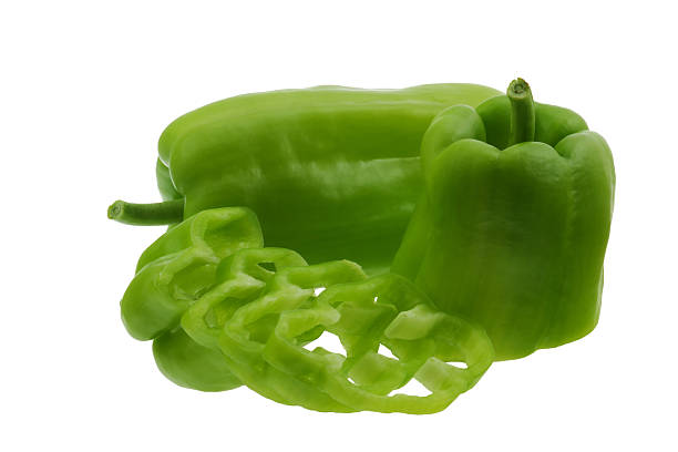 Green pepper stock photo