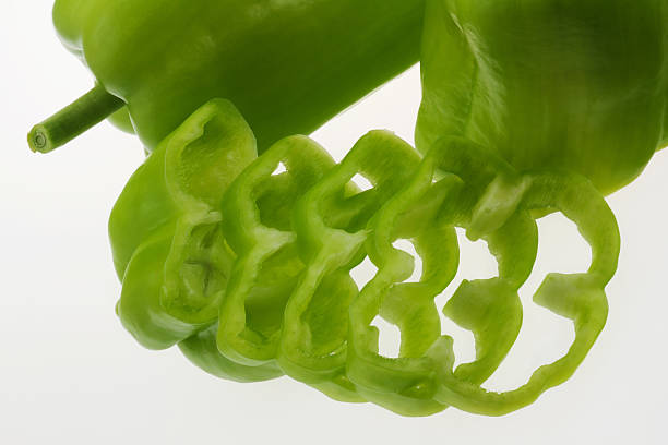 Green pepper stock photo