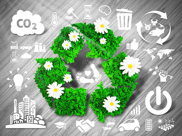 reciclar sinal verde - co2 lavoura - fotografias e filmes do acervo