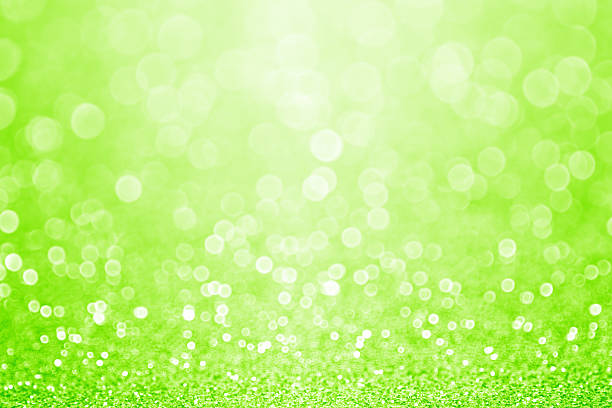Green Sparkly Glitter Background stock photo