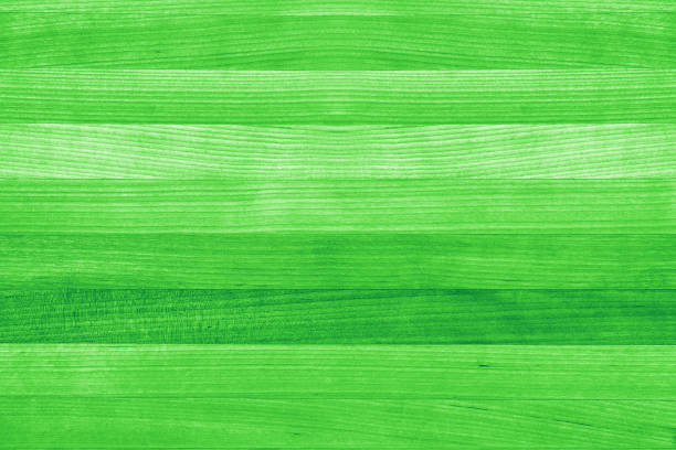 Green St Patrick’s Day wood background or Patty texture stock photo
