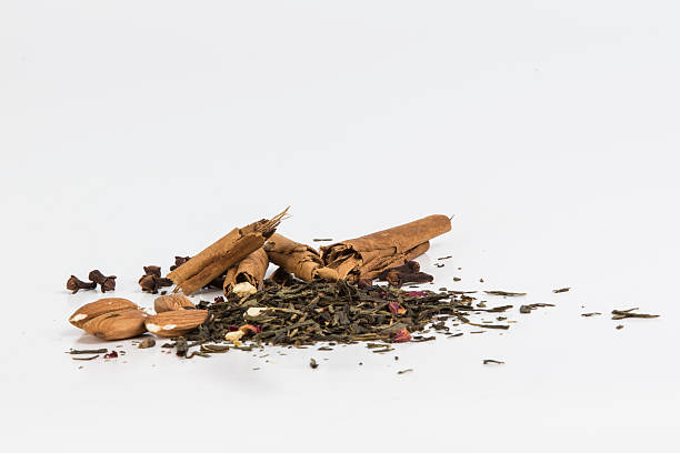Green Tea Cinnamon stock photo