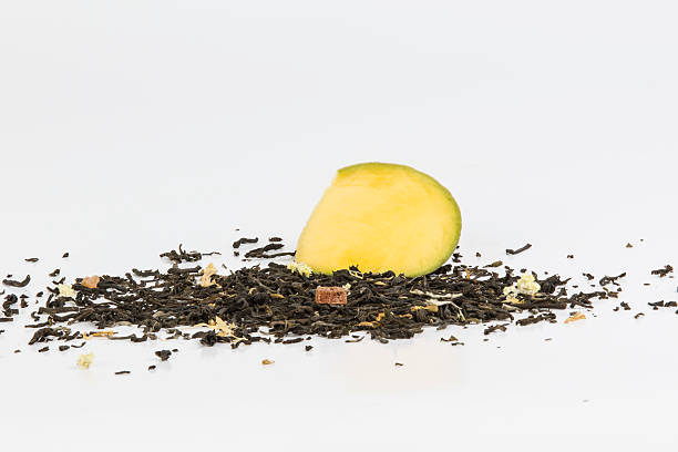 Green tea mango stock photo