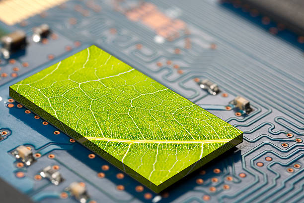 Green technology  - Stock Image  Environment Green Technology Computer Chip green technology photos stock pictures, royalty-free photos & images