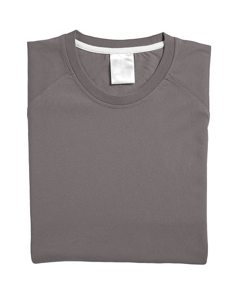 Grey Folded Tshirt Stock Photos, Pictures & Royalty-Free Images - iStock
