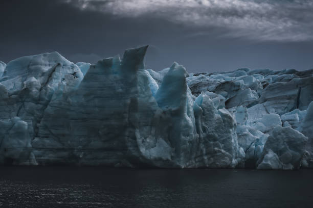 Grey Glacier stock photo