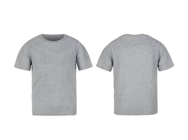 Grey T Shirt Template Backgrounds Stock Photos, Pictures & Royalty-Free ...
