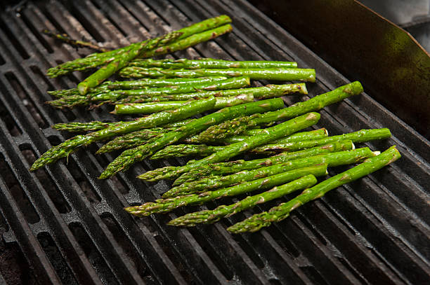 Grilled Asparagus stock photo