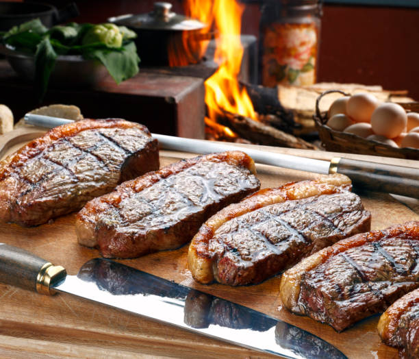 Grilled picanha, traditional Brazilian cut! stock photo