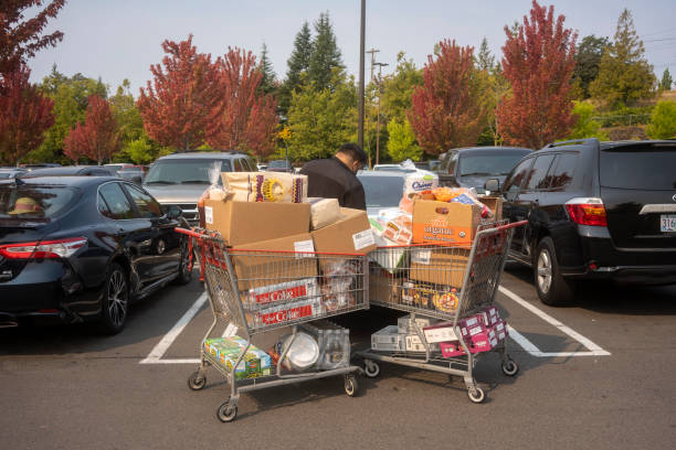 Grocery Shopping stock photo
