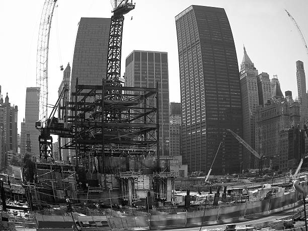 9/11 ground zero stock photo