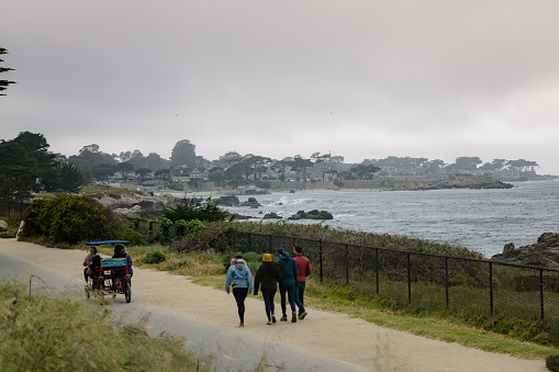 Monterey is a city on California’s rugged central coast. Its Cannery Row, one-time center of the sardine-packing industry, was immortalized by novelist John Steinbeck. Today, it's a popular strip of gift shops, seafood restaurants and bars in converted factories.