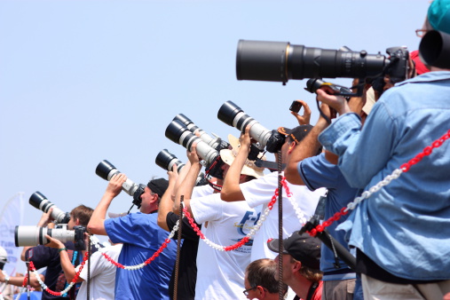 İzmir, Turkey - June 06, 2011: deployed during the air show as a group even though turkey photographers.